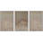Geometric Line Grunge Geometric Minimalist Brown Abstract Frame Art 3 Piece Set - No Texture Graphic Canvas Print-84975213-84975210