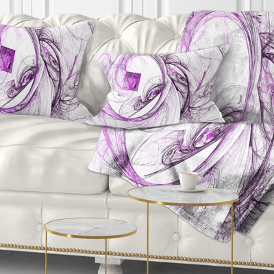 Billow Smoke - Coussin imprimé abstrait