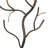 Brown Metal Bird Home Wall Decor