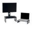 Support pour écran 2 pièces, support pour écran ergonomique (noir, 40 x 24 x 17 cm et 36 x 24 x 8,5 cm)-1331252380