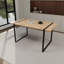 Ensemble de table de salle à manger en bois aggloméré et de chaise de salle à manger moderne-1840909144-1840909145