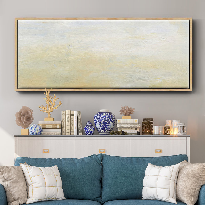 Lingering Light II- Framed Canvas, 20" H x 50" W