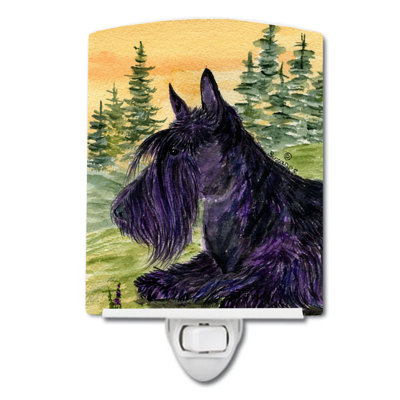 Scottish Terrier Ceramic Night Light
