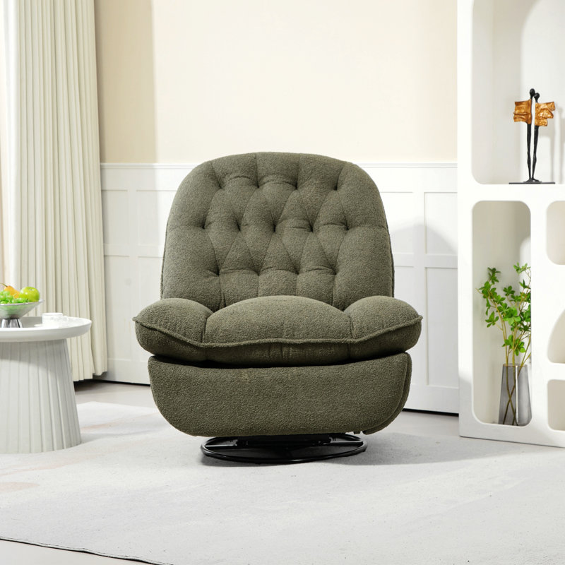 Fauteuil inclinable pivotant à 360 ° Chenille