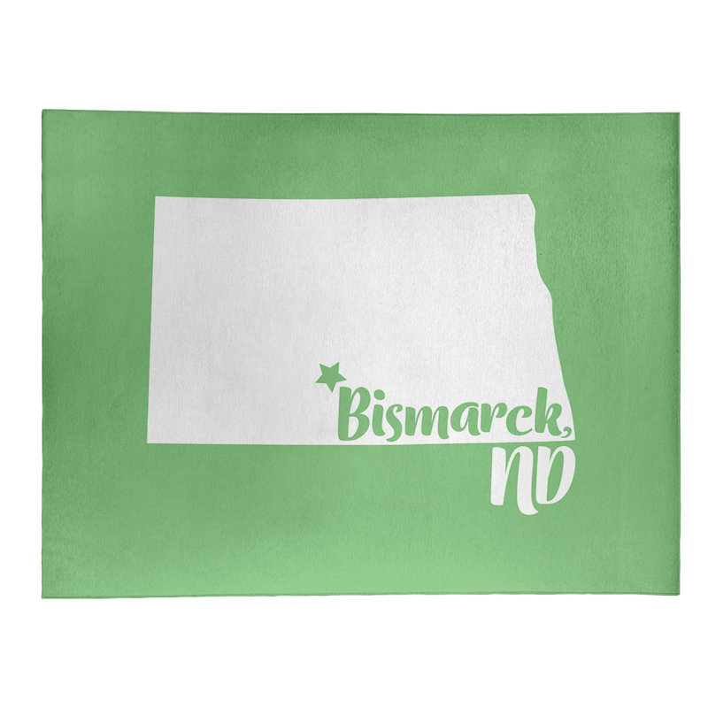 Tapis en polyester bismarck north dakota, Rectangle 8 pi x 10 pi