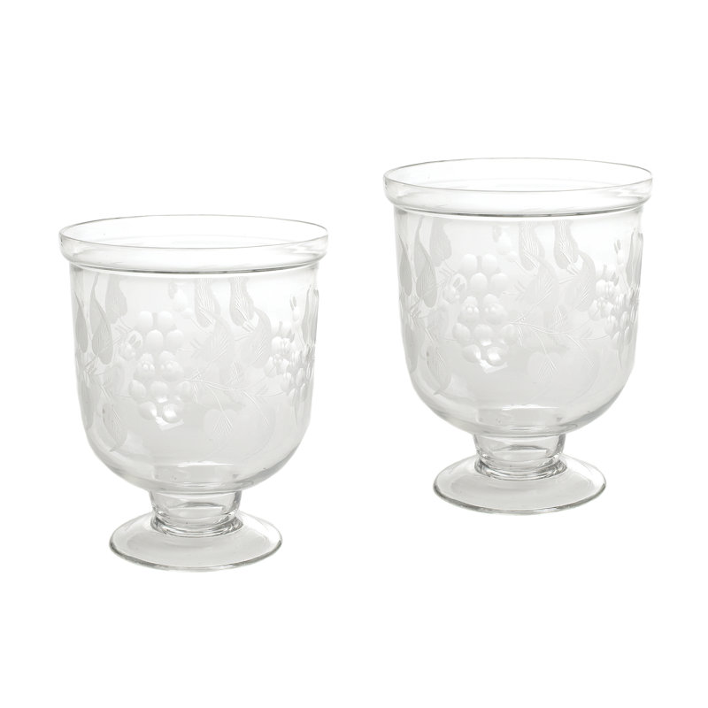 7.5'' H Glass Tabletop Hurricane