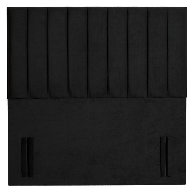 Elyse Upholstered Headboard, Black, Single (3')