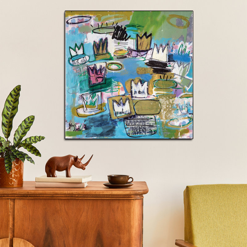 Steelpix Metal Canvas -  Regal de Nymphéas  (No. 18) By Wayne Sleeth Wall Art Print