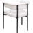 Malin Vegan Leather Arm Chair Dining Chair-474285694