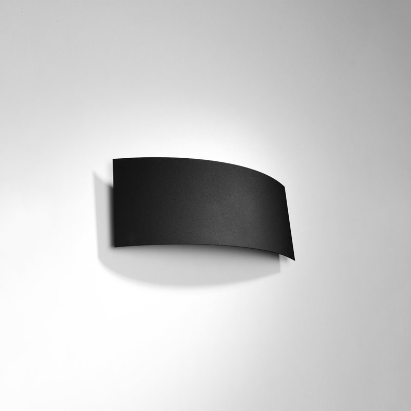 Alpatchino Flush Mounted Sconce, Black