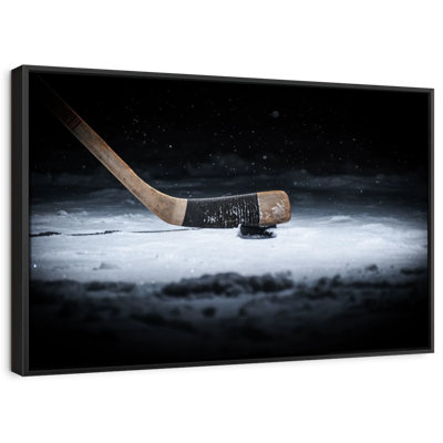 Winter Hockey Canvas Print
