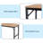 48" Heavy-Duty Adjustable Workbench For Garage, Rubber Wood Shop Table W/Rubber Pads, Hardwood Workstation Weight Capacity Over 2000 Lbs