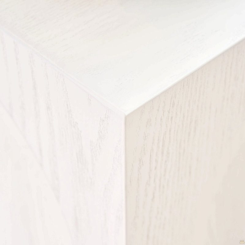 Petite table d'appoint carrée 15,74 po, Blanc