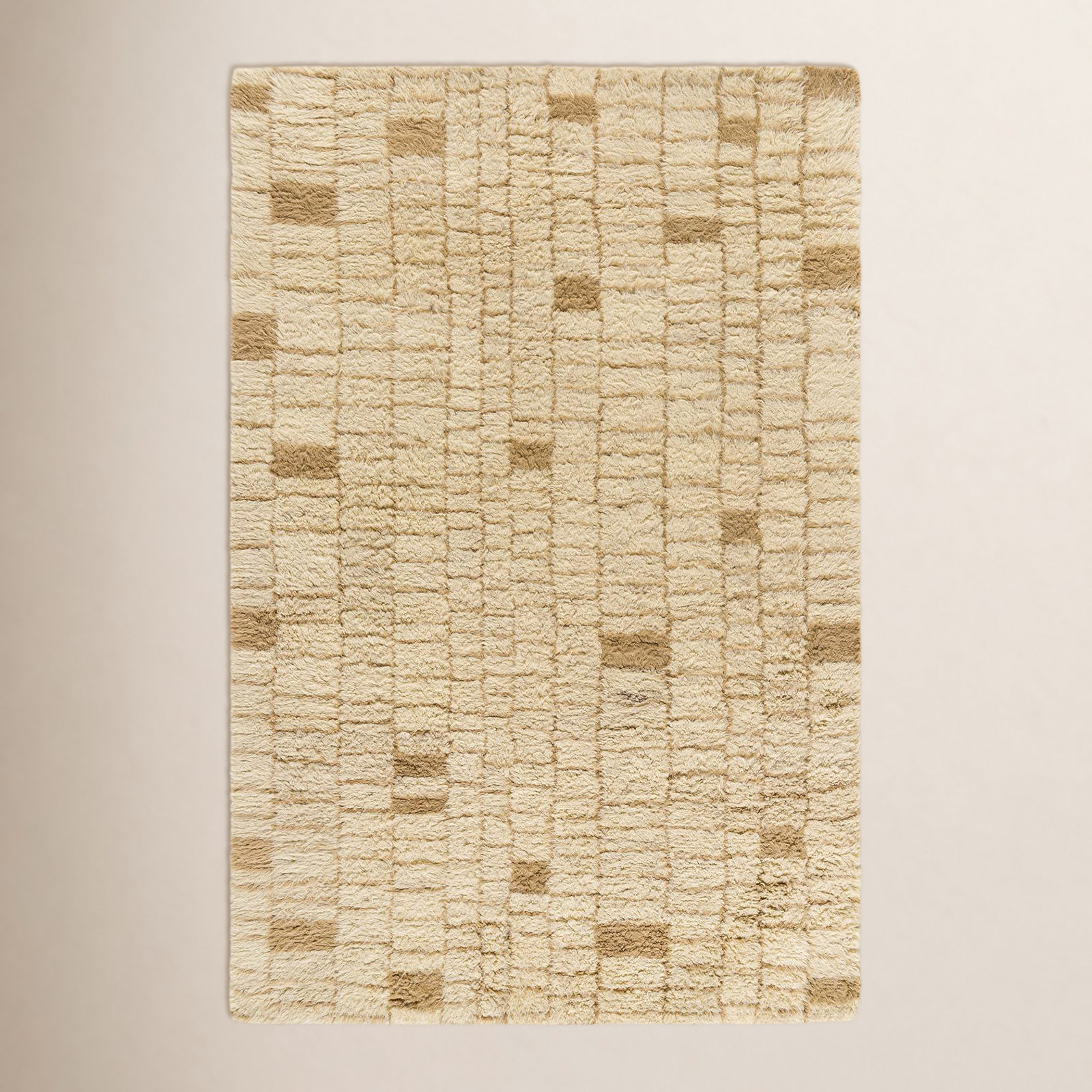 Anemone Hand-Tufted Moroccan Shag Rug, Rectangle 9' x 12'