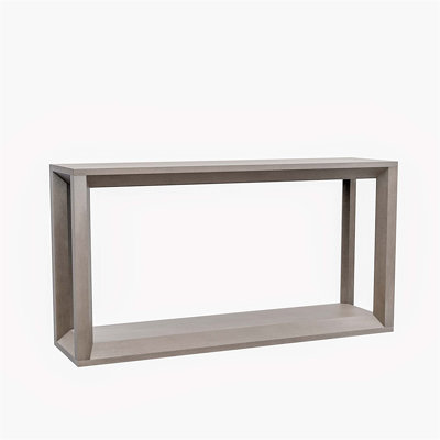 60 Inch Rectangular Solid Wood Veneer Console Table With Ample Storage, Ideal For Entryway And Living Room, Distressed Finish