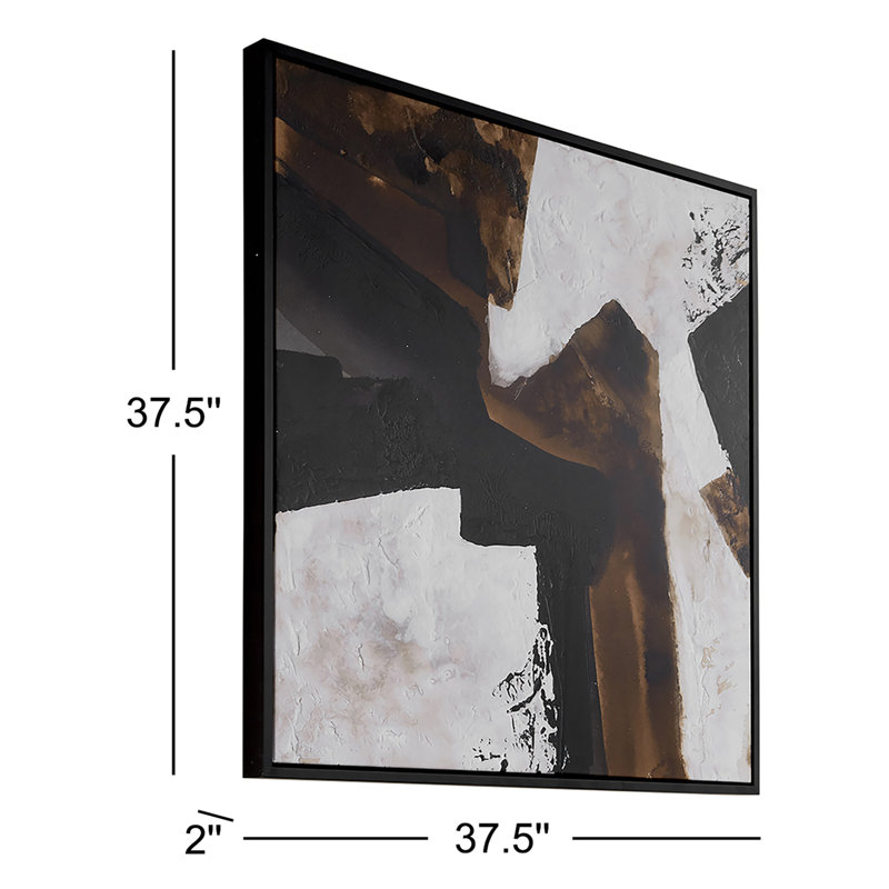 Uttermost Tactile Inspiration Framed Abstract Art, S/2