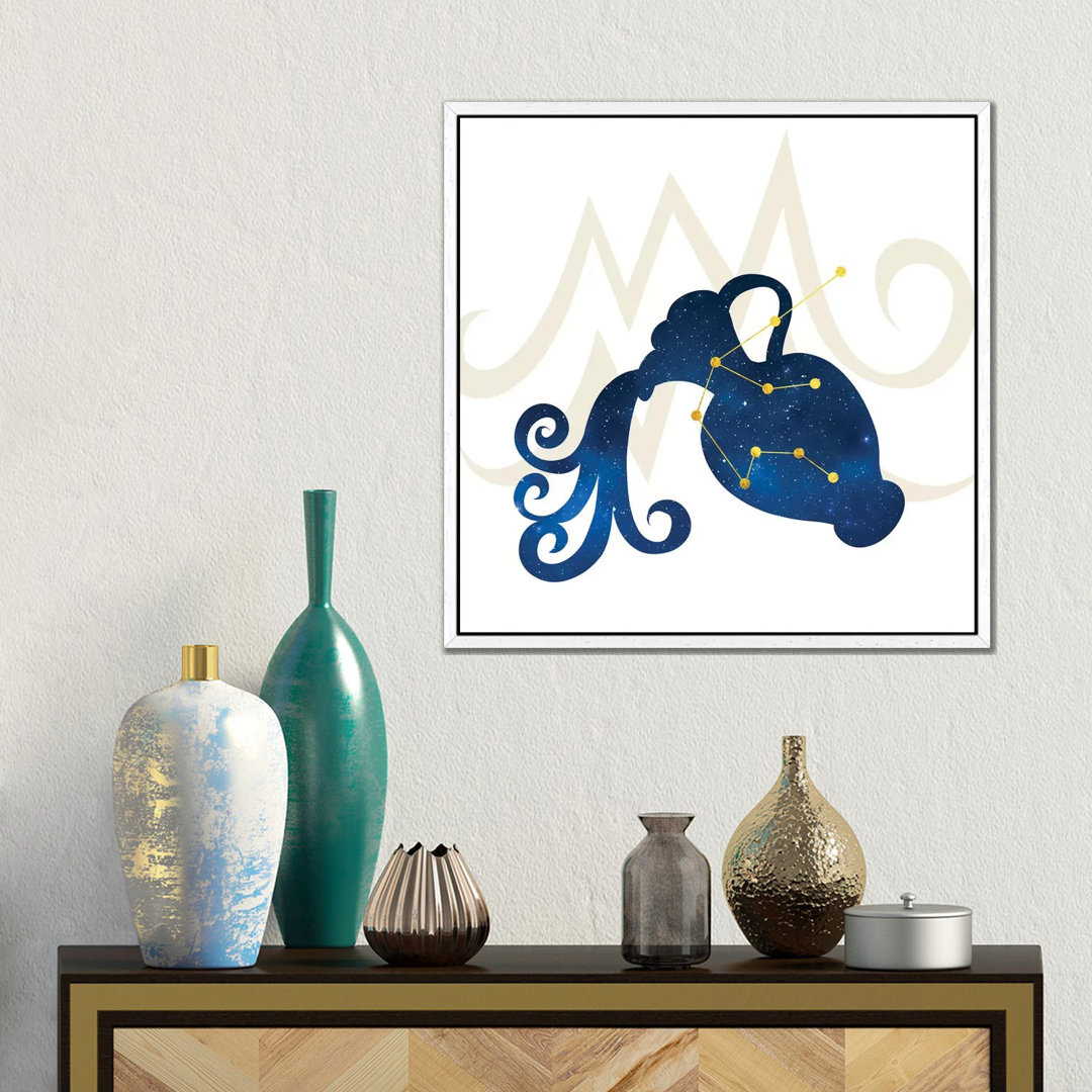 Stars Of Aquarius von 5by5collective - Galerie-umwickelte Leinwand Giclée auf Leinwand