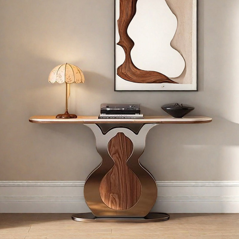 Luxury Console Table, 33.5" H x 59.1" W x 13.8" D