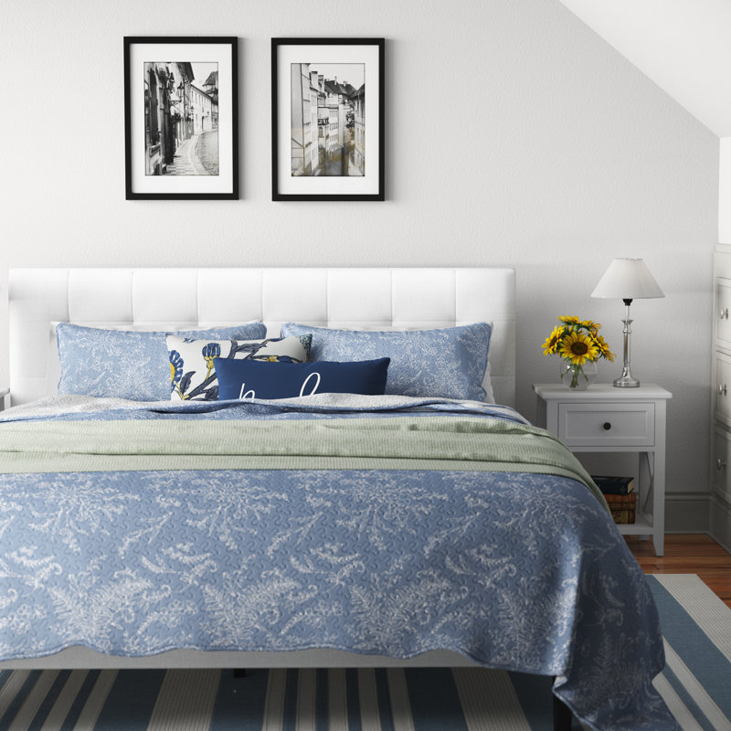 Linnea Bed, White, Queen