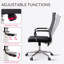 Fauteuil de direction pivotant avec dossier en cuir à motifs-1110539897