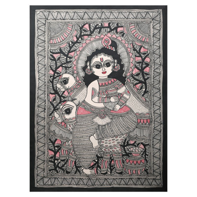 Laddoo Gopal | Handmade Paper | By Ashutosh Jha