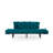 3-Seat Sofa Bed, Petrol Green, 72.8 x 33.5 x 27.6 inches | 100% Metal Frame, 100% Polyester Fabric, 24 DNS Foam Seating | 5-Levels Adjustable Arms, Max Weight Capacity: 661 lbs | Modern Industrial Design for Stylish Living Spaces-535621529