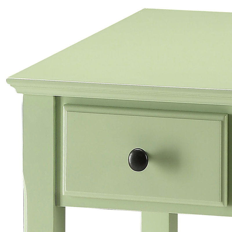 Table d'appoint compacte avec tablette et tiroir pour les petits espaces