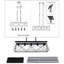 Luminaire suspendu linéaire en métal 5 lumières Deizel-256968191