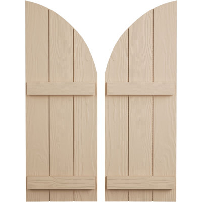Timberthane à trois planches jointes avec niches en bois