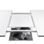 Table de salle à manger carrée moderne, extensible, plateau de table imprimé + pied de table en panneau de fibres à densité moyenne avec base en métal (même SKU: W757S00012)-978384461-978384448