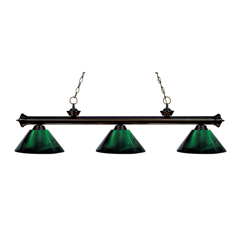 Chevelle - Light Pendant, Green, Bronze