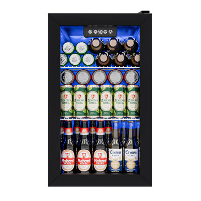 Réfrigérateur à vin et à boissons encastré / encastré avec porte vitrée IUDommy