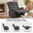 Breasha 39.7" Wide Manual Upholstered Swivel Rocker Recliner-71494675