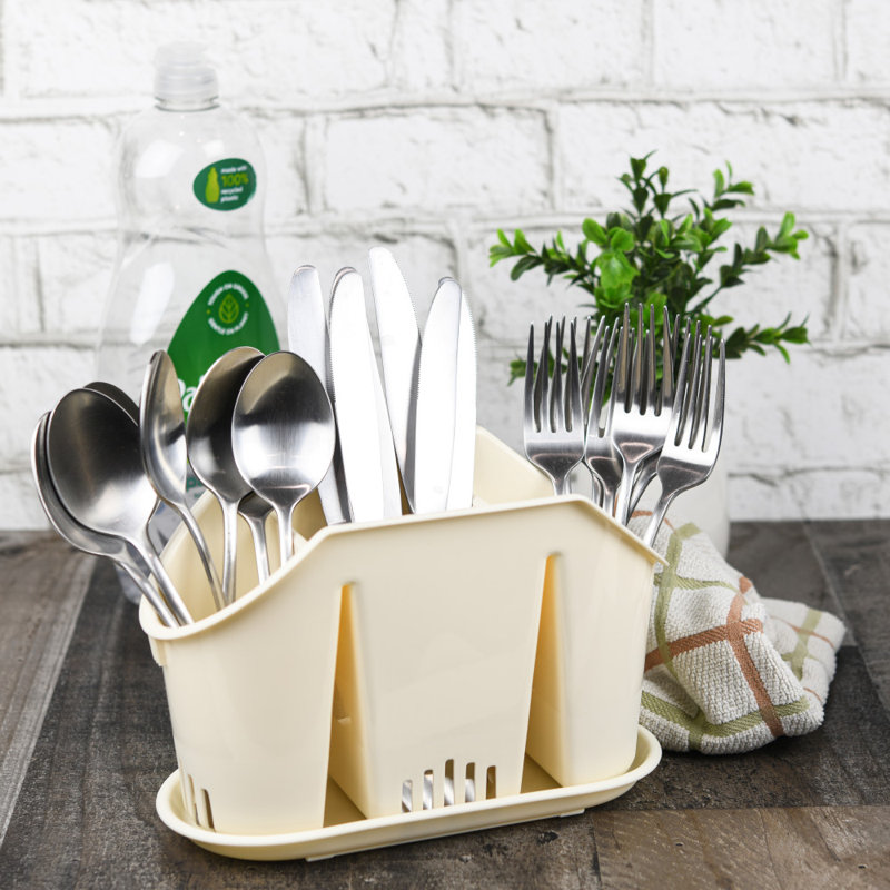Plastic Rectangle Utensil, Ivory