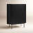Asta Black Oak Accent Cabinet