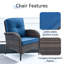 Chaise de patio avec coussins Gaetanino-771938585