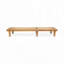 Chaise longue de patio en bois massif-114720989
