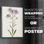 Mauve Garden Flowers III - reproduction de toile seulement - non encadrée-1031390754