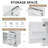 36"Freestanding Bathroom Vanity with Ceramic Sink-229307328