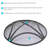  Reinforced Steel Mesh Black Fire Pit Spark Screen with Ring Handle-1694025157