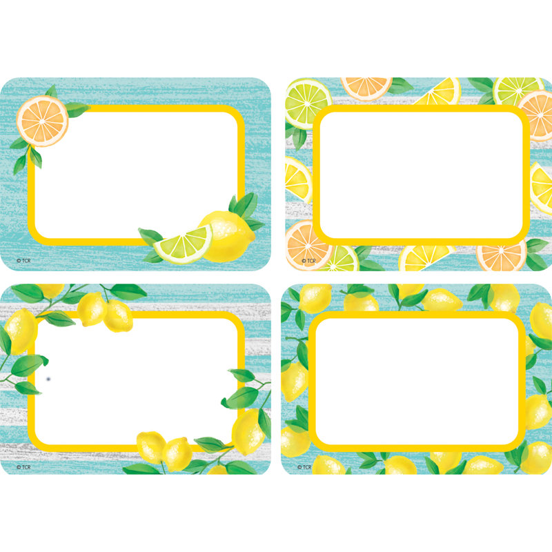 Étiquette de nom «Lemon» par l'enseignant