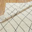 Urban Ridge Wool Hand Knotted Area Rug in Ivory Lattice-565123666