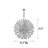 Large Celestial 25 Light Chandelier