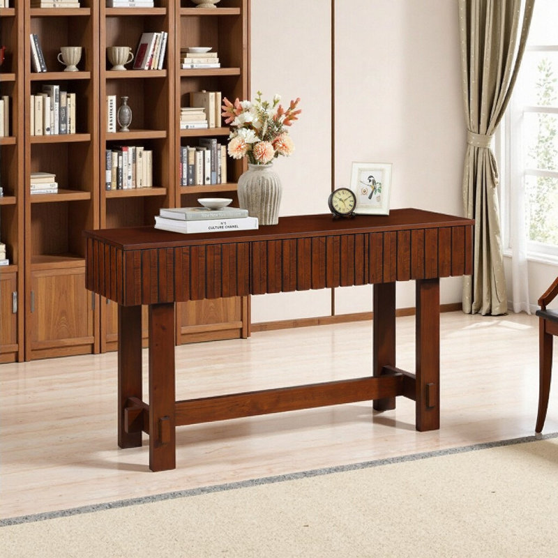 Console 52 po Mid-Century Farmhouse, Cerisier