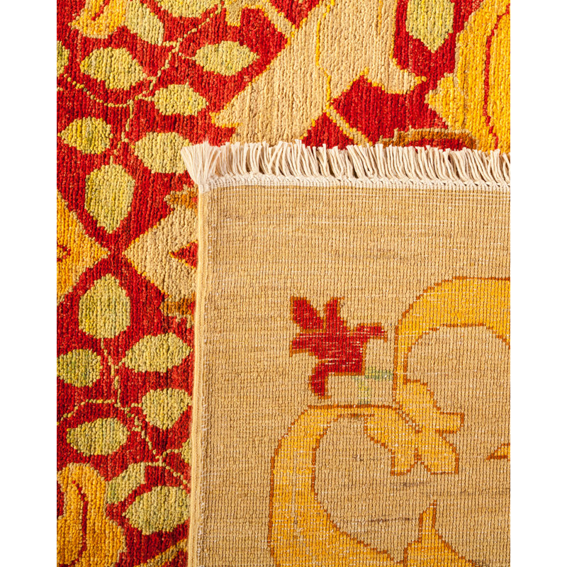 Arts & Crafts One-of-a-Kind 9' 10" X 13' 10" Hand Knotted Area Rug