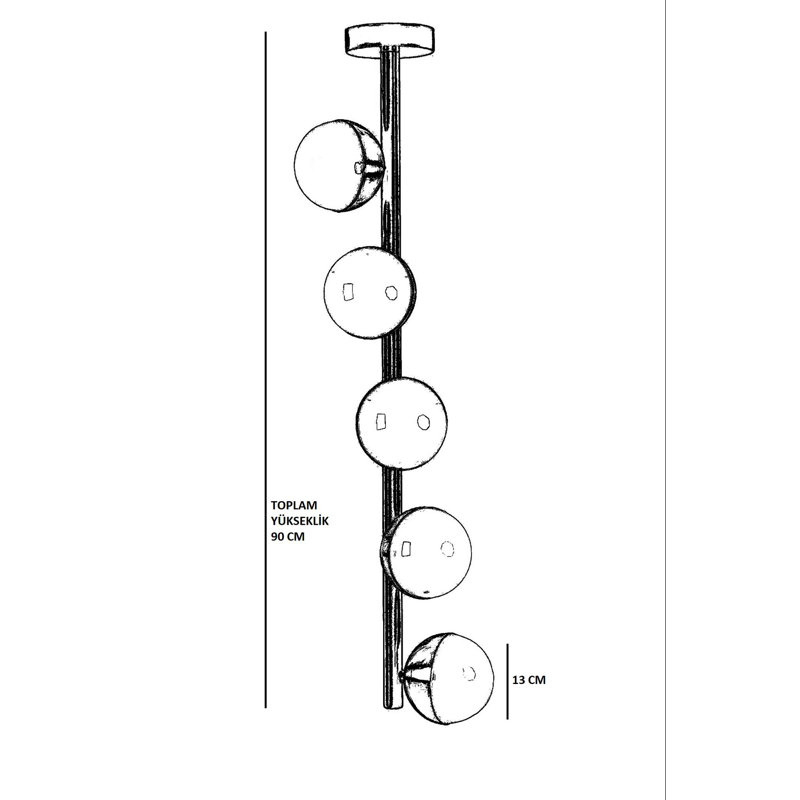 Chandle Chandelier, Chrome