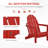 Andrekia Foldable Outdoor Adirondack Chair-1789810870