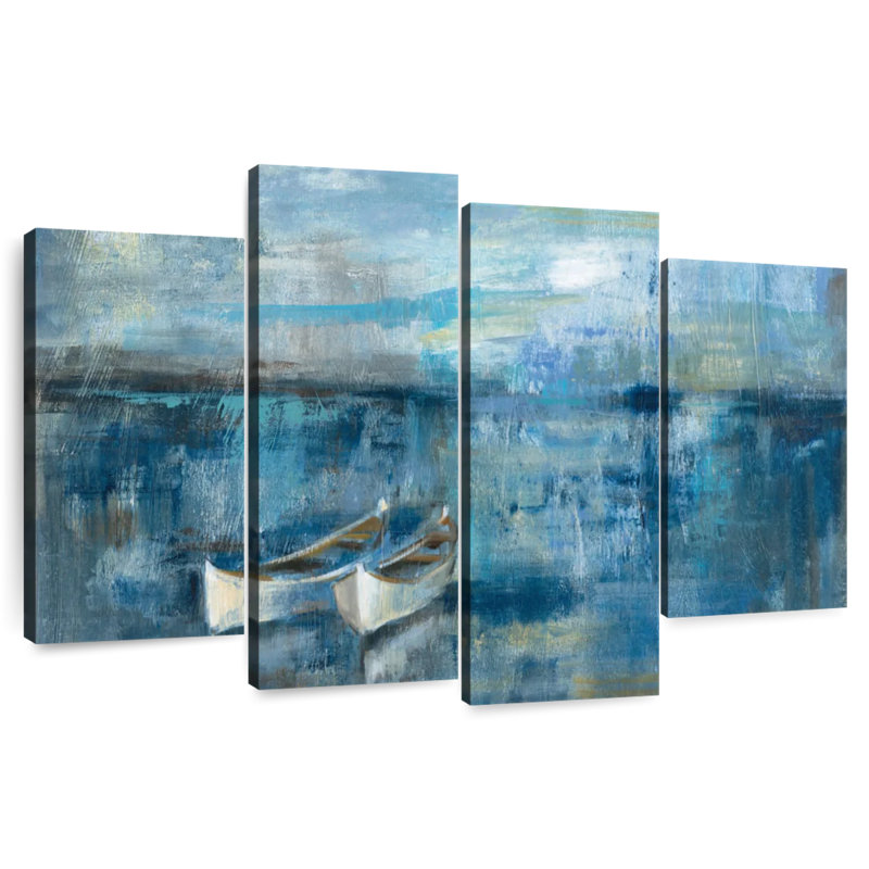 Mehar Two Boats, 54" H x 84" W