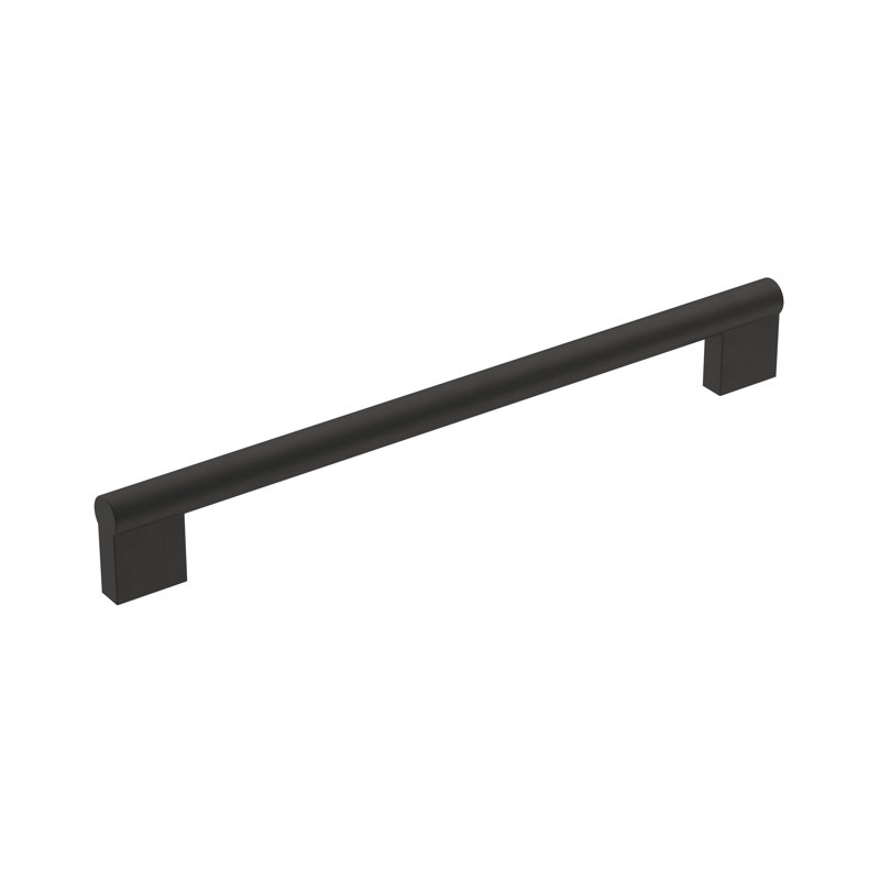 Versa Versa  Bar Pull, Matte Black, 8 81/100"