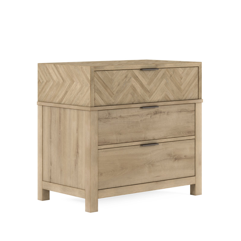 Garrison 3 - Drawer Solid Wood Nightstand